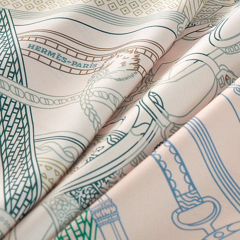 Concours d'Etriers Remix double face scarf 70 | Hermès USA